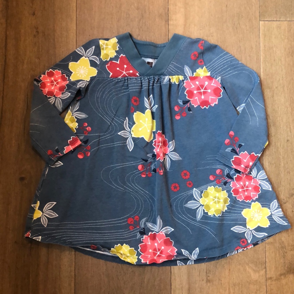 Long sleeve floral dress